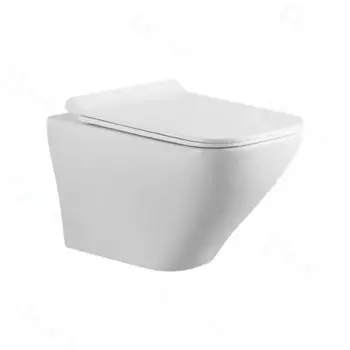 Унитаз подвесной Aster безободковый с сиденьем микролифт