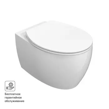 Унитаз подвесной Sensea Titane безободковый с сиденьем микролифт