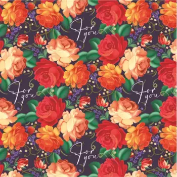 Упаковочная бумага «For You» 100x70 см