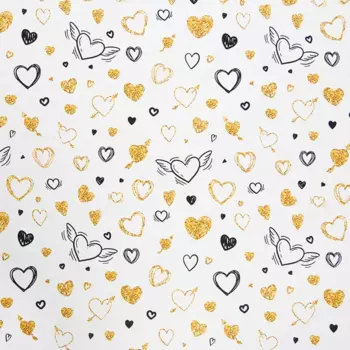 Упаковочная бумага Симфония "In Love" 100x70 см