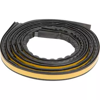 Уплотнитель для дверей магнитный 14x12.5 мм 2.1 м цвет чёрный