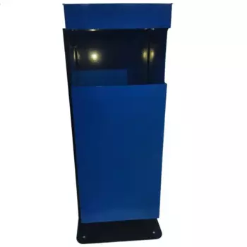Урна пепельница УПО-2 33x25x80 см металл синий