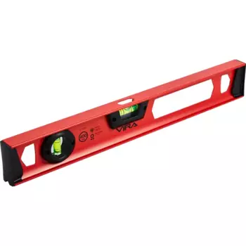 Уровень пузырьковый строительный двутавровый Vira 100161 2 глазка 400 мм