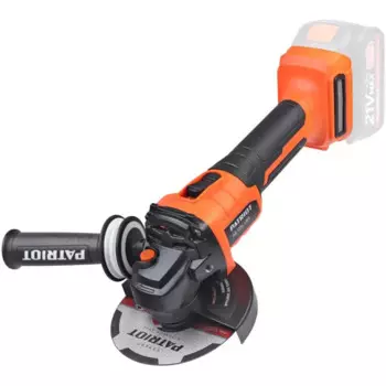 УШМ аккумуляторная бесщеточная Patriot AG125L UES, 20 В Li-ion без АКБ и ЗУ, 125 мм