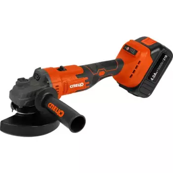 УШМ аккумуляторная бесщеточная Спец БШУ-21Б, 21 В Li-Ion 2x4 Ач, 125 мм