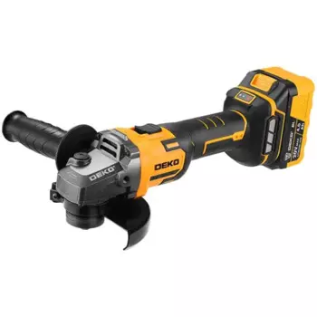 УШМ аккумуляторная бесщеточная Deko ZKAG20, 20 В Li-ion 4 Ач, 125 мм