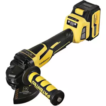 УШМ аккумуляторная Hanskonner HAG1812E, 18 В Li-ion 4 Ач, 125 мм