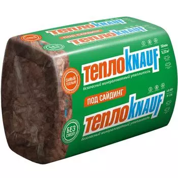 Утеплитель ТеплоKnauf под сайдинг 50 мм 5.22 м