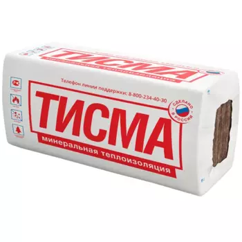 Утеплитель Кнауф Тисма 100 мм 600x1200 мм 4.32 м