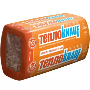 Утеплитель ТеплоKnauf Лоджия и Балкон плита 30 мм 10.8 м