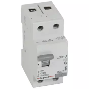 УЗО Legrand 402026 RX3 2P 63 А 30 мА 10 кА АС