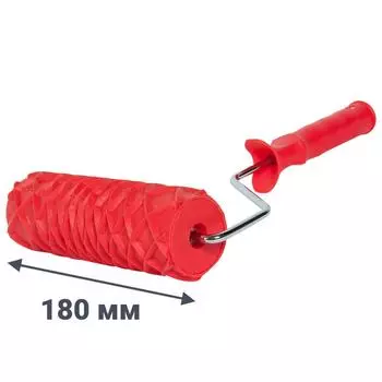 Валик фактурный Pqtools эффект Кожа змеи 180 мм диаметр бюгеля 6 мм