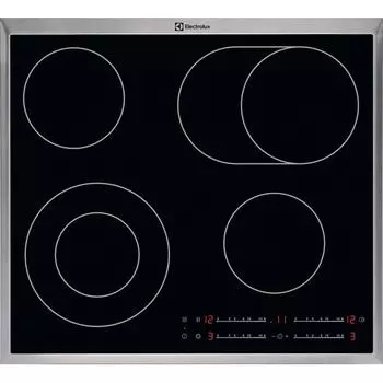 Варочная панель электрическая Electrolux CLE6452KX, цвет чёрный