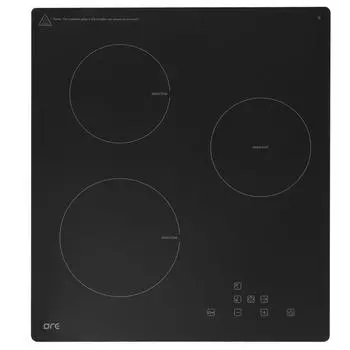 Варочная панель электрическая ORE IA45 3 конфорки, цвет чёрный