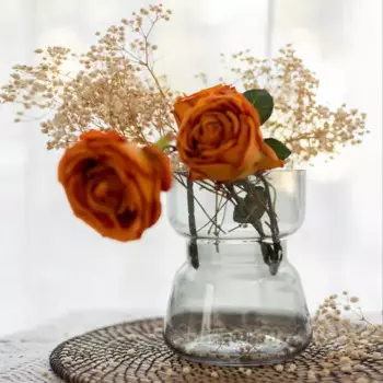 Ваза Agata стекло цвет прозрачный 18 см