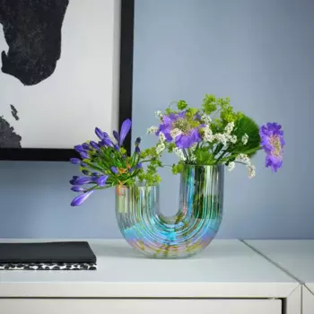 Ваза Ambra стекло цвет прозрачный 13 см