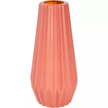 Ваза Art пластик коричневая 22 см