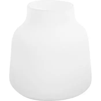 Ваза «Бельгия» 1 большая, стекло, цвет белый матовый