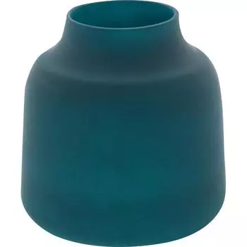 Ваза «Бельгия» большая стекло, цвет тёмно-синий матовый