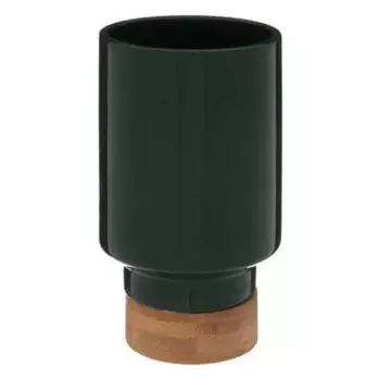 Ваза Eglo VCR-0109 керамика темно-зеленая 17.8 см