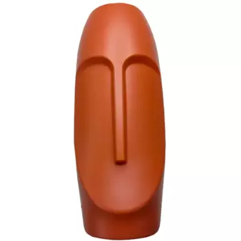 Ваза Face пластик коричневая 24 см