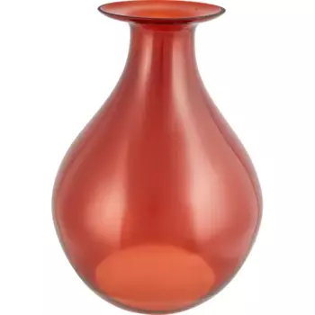Ваза капля янтарная стекло цвет красный 32 см