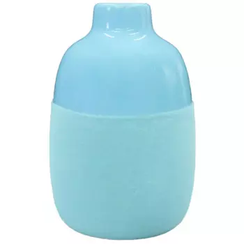 Ваза керамика цвет голубой 12 см