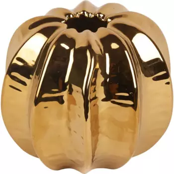 Ваза керамика цвет золотой 11 см