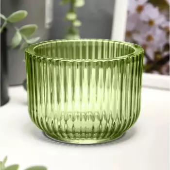 Ваза Maddalena стекло цвет прозрачный 10.6 см