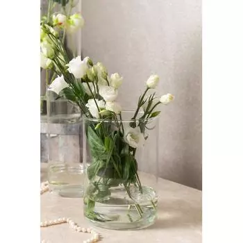 Ваза напольная Падерборн 20 см стекло цвет прозрачный