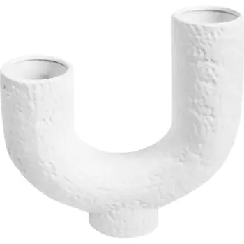 Ваза Сканди керамика цвет белый 32 см