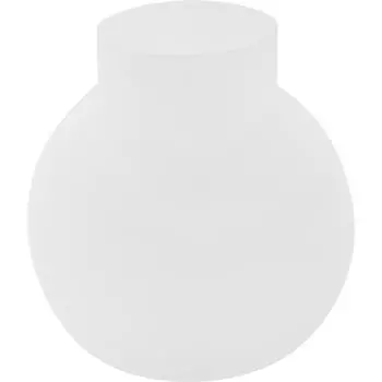 Ваза «Токио» 2 средняя, стекло, цвет белый матовый