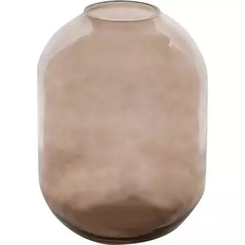 Ваза «Вольга 2» средняя стекло, цвет прозрачный дымчатый