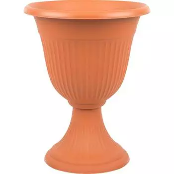 Вазон Ливия ø30 см v7 л пластик коричневый