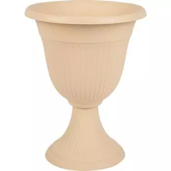 Вазон Ливия ø30 см v7 л пластик бежевый