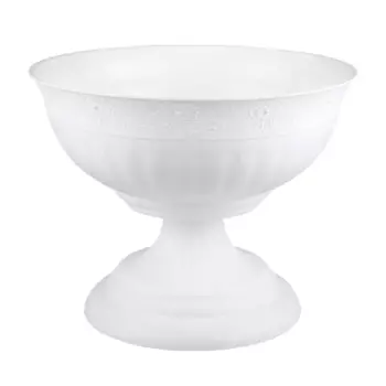 Вазон Венеция 44 h34.5 см v17 л пластик белый