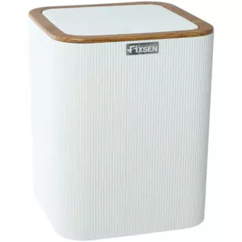 Ведро Fixsen пластиковое белое