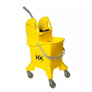 Ведро на колесах с отжимом HQ Profiline 31 л цвет желтый