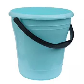 Ведро пластиковое с ручкой 12 л цвет мятный