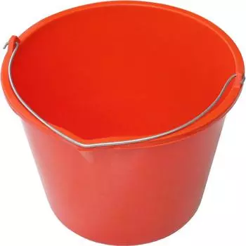 Ведро пластиковое усиленное 20л цветное