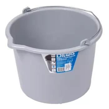 Ведро строительное усиленное с носиком Dilwis 12 л