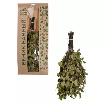 Веник для сауны березовый Главбаня Невский банщик