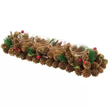 Венок-подсвечник на 4 свечи