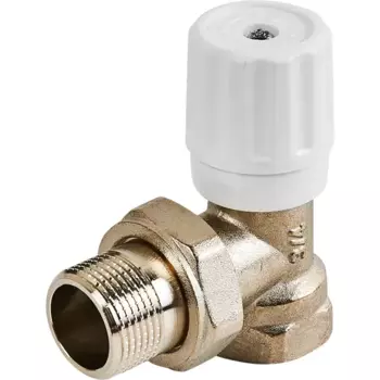 Вентиль для радиатора регулирующий угловой Спец 3/4" латунь