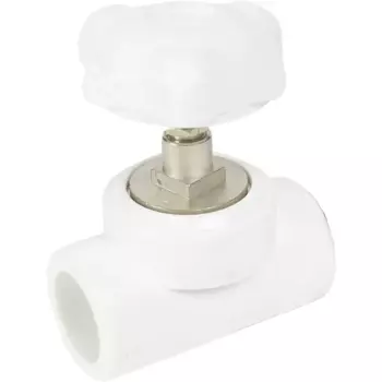 Вентиль запорный РВК PN25 20x20 мм ручка барашек полипропилен