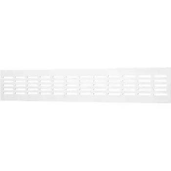 Вентиляционная решетка Era DP AL 480x80 мм алюминий белый