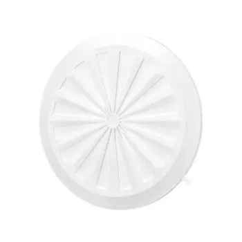 Вентиляционная решетка Fonet D180 мм пластик цвет белый