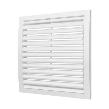 Вентиляционная решетка разъемная Fonet 250x250 мм пластик цвет белый