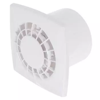 Вентилятор осевой вытяжной Equation D100 мм 28 дБ 105 м³/ч цвет белый