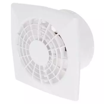 Вентилятор осевой вытяжной Equation D150 мм 33 дБ 210 м³/ч цвет белый